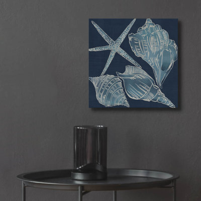  'Marine Shells 3' by Chariklia Zarris Acrylic Glass Wall Art, 12" x 12"