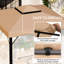 9.8' X Gazebo Replacement Top Canopy, Khaki With Double Vented Garden Roof Patio