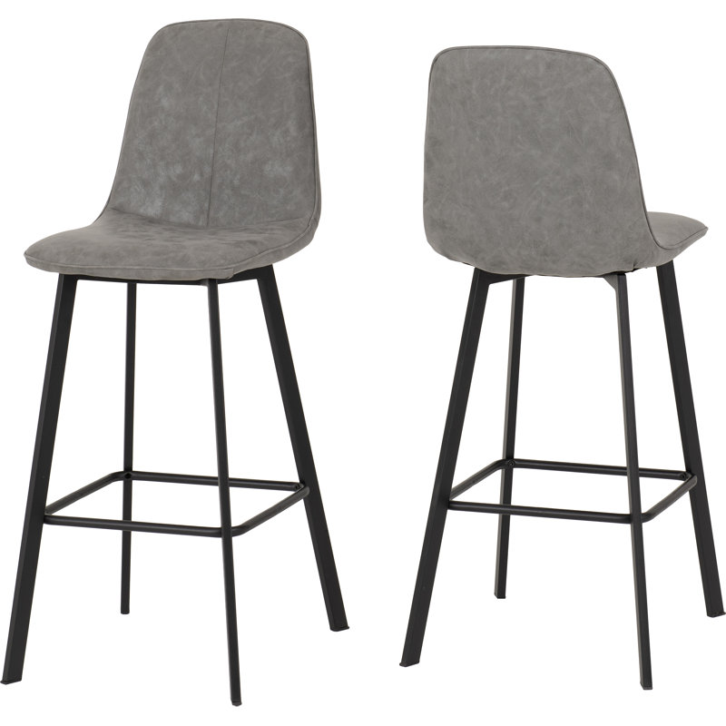 Aggie 71cm Stool, Grey