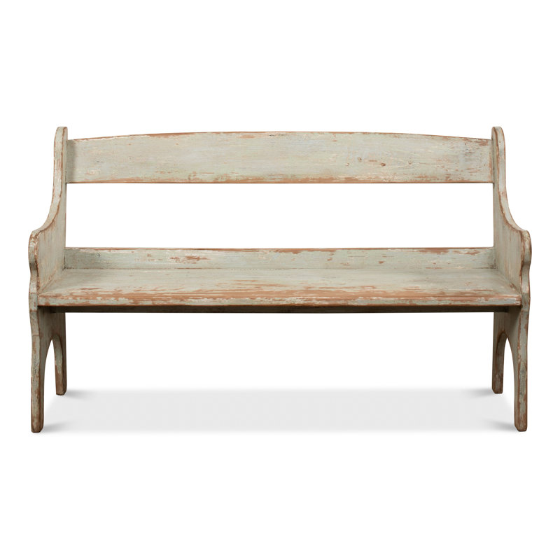Arlo Solid Wood Bench, Green