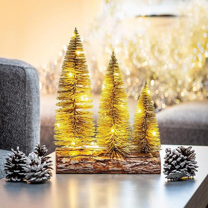 Figurine arbre à paillettes