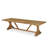 Solid Wood 10-Person Outdoor Dining Table
