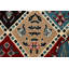 Tapis bleu marine/beige/brun Oriental