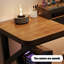 Bureau moderne en L en bois massif avec tablette-974326658