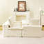 Canapé quatre places en velours blanc tortue, multifonctionnel et modulable, confortable et luxueux, pouvant supporter jusqu'à 180 kg, idéal pour la décoration intérieure.