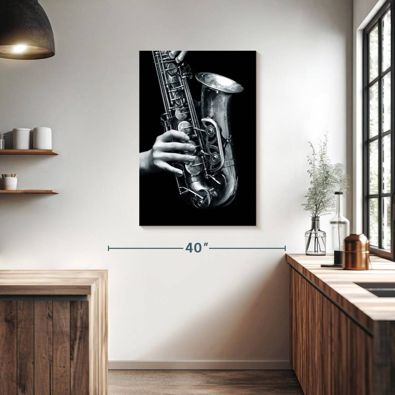 Jeu de saxophone Abarca, H 39 po x l 26 po