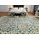 Tapis de anthracite/de surface bleu essence Saint-Michel