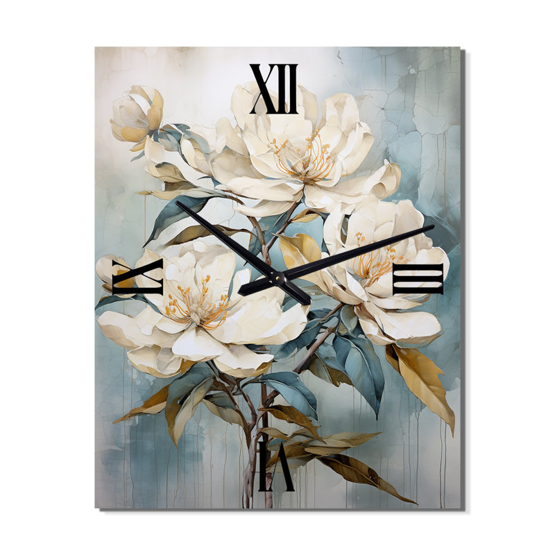 Horloge murale Ciniyah - Rhododendron, Moyen