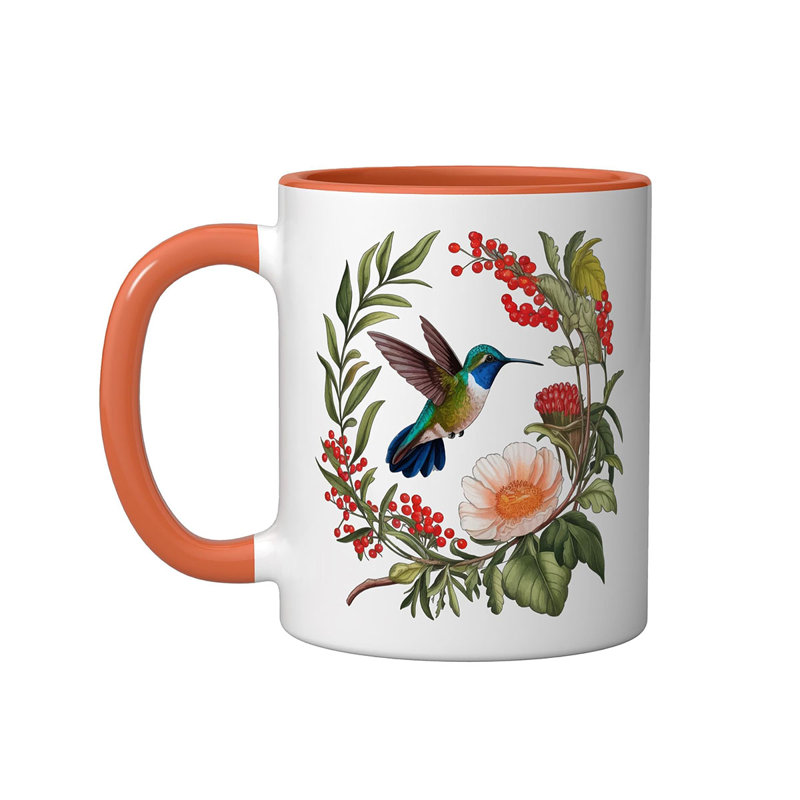 Ceramic Coffee Mug, Orange