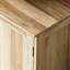 Armoire de meuble-lavabo sous le lavabo avec 2 portes et tablette ajustable, gris vieilli (sans lavabo de salle de bain)