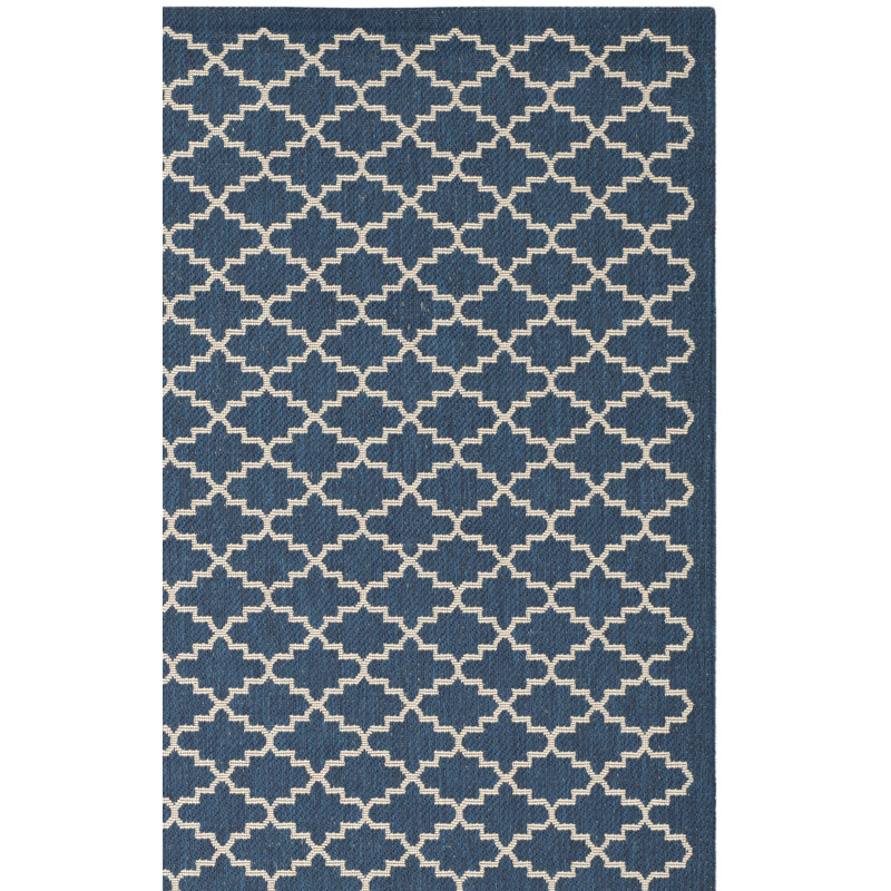 Herefordshire Performance Geometric Indoor/Outdoor Area Rug, Runner 2'3" x 8'
