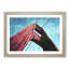 View of the Golden Gate Bridge in San Francisco - Picture Frame Graphic Art Print-56734627-56734628