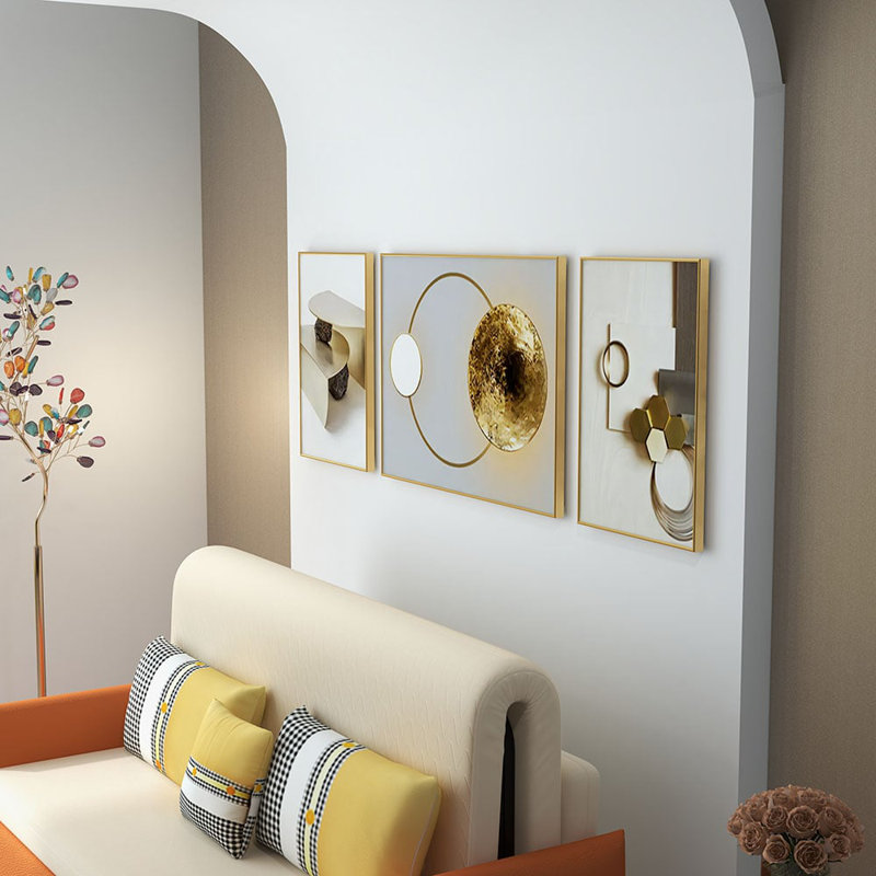 3 Pieces Single Picture Frame Print on Canvas