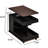 3-in-1 Height Adjustable Rolling Side Table with 360° Rotating Top, Storage End Table with Lockable Wheels and Gas Lift-1731582712