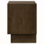 Table de chevet 2 tiroirs brun chaud