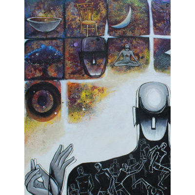 My Heavenly Bliss Painting | Acrylic On Canvas | By Pradeepta Kishore Das
