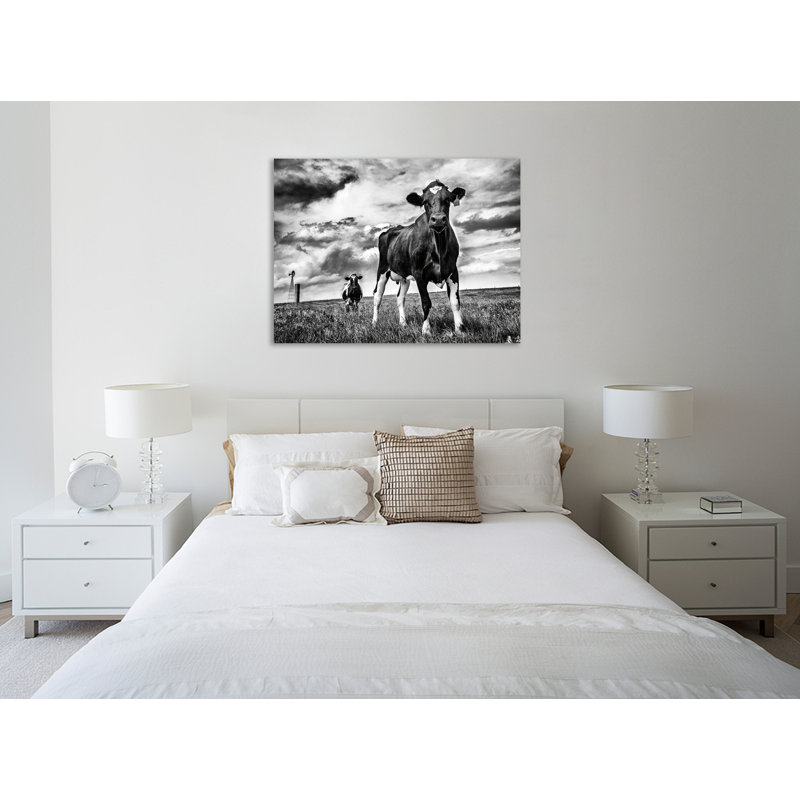 «Waiting BW», toile tendue par Aledanda, H 12 po x l 16 po x P 1,5 po