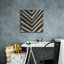  «Stone 9» par Chariklia Zarris, art mural sur toile, 18 po x 18 po