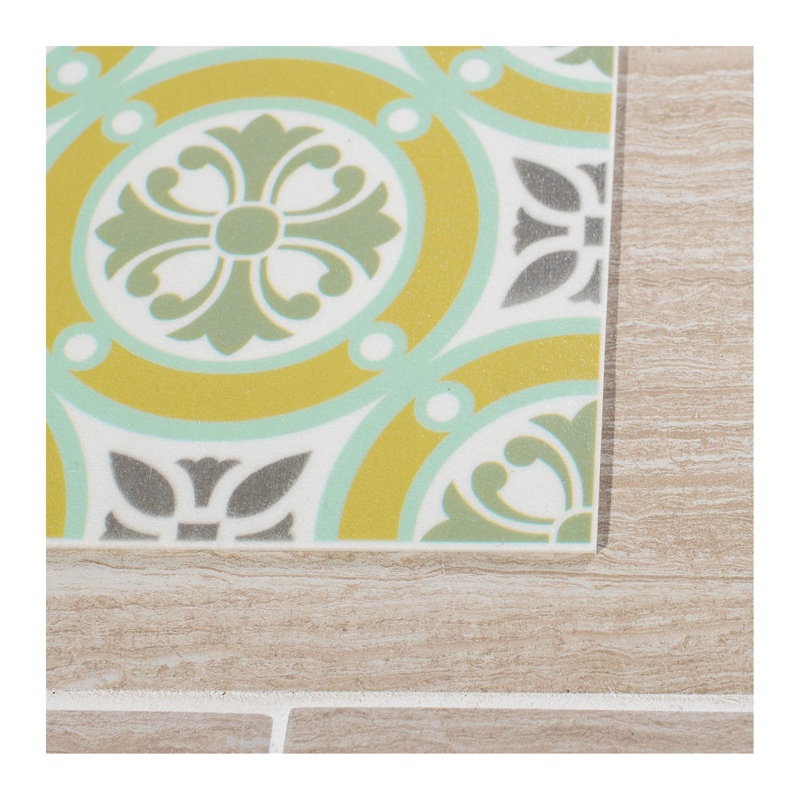 Tapis de cuisine en vinyle, Rectangle 3 pi 3 po x 5 pi