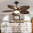 44/52" Palm Tropical 5 Blade Ceiling Fan-1344132728-1344132730