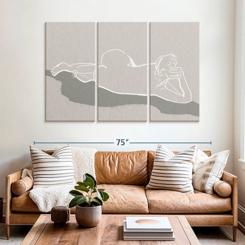 Leisha Lying On Her Side, 42" H x 65" W