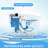 Modern Bathroom Smart Toilet In White Ceramic With Auto Open/Close Cover, Multiple Wash Modes, Foot Sensor, And Night - 27.41 Depth, 16.44 Width, 18.24 Height, 84.34 Lb Weight Built Bidet Seat, Led