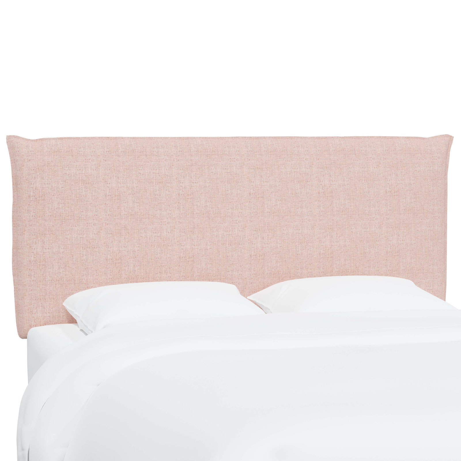 Halcyon Upholstered Headboard, California King, Zuma Rosequartz Textured Linen