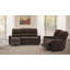 Canapé inclinable Heise en chenille brun foncé-122505268