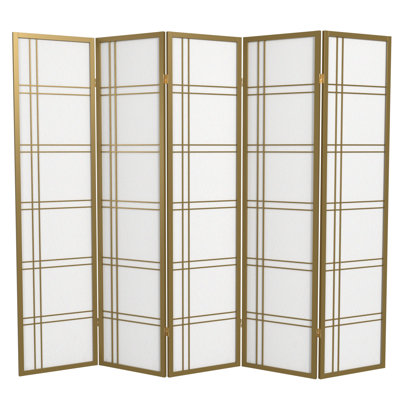 Keitez 58.75" Tall Rice Paper Folding Room Divider