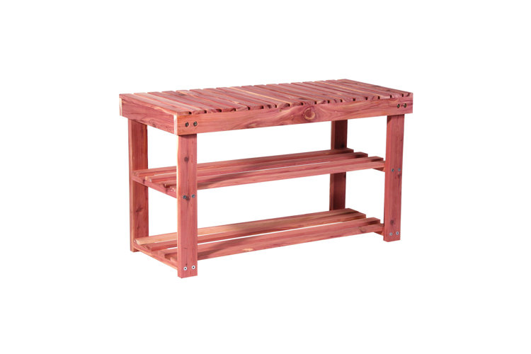 Top Red Storage Benches