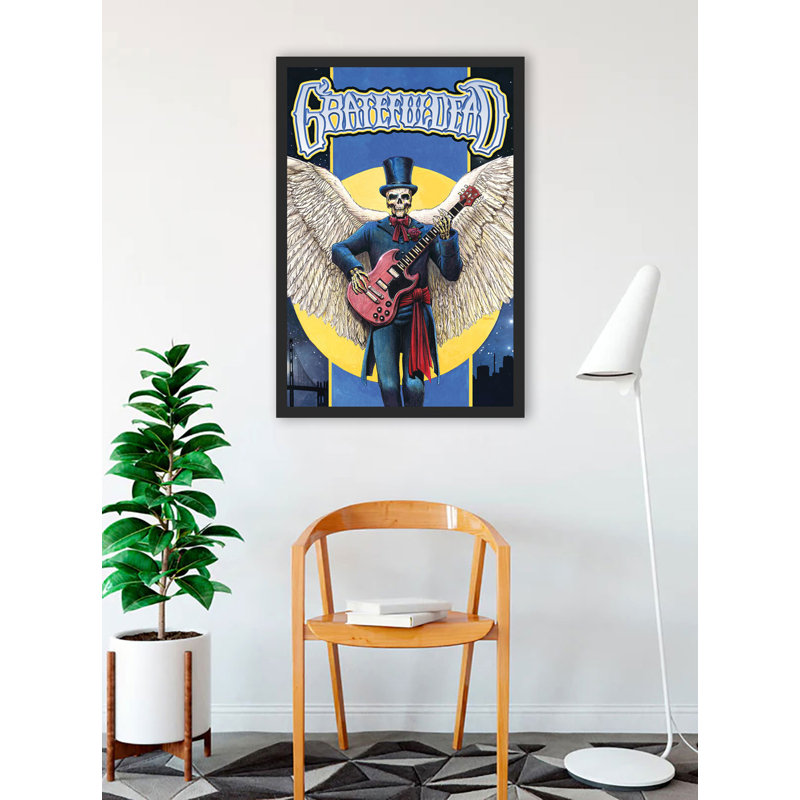 " Grateful Dead Skull And Wings "