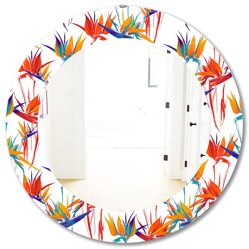 Miroir d'appoint Tropical Mood Bright 2, H 31,5 po x l po