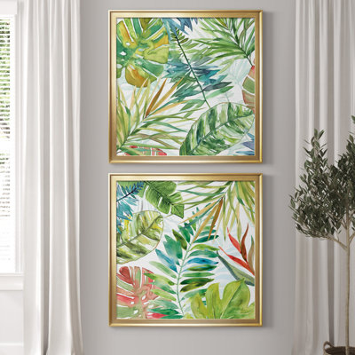 Carnet de croquis tropical I - ensemble de 2 reproductions d'art
