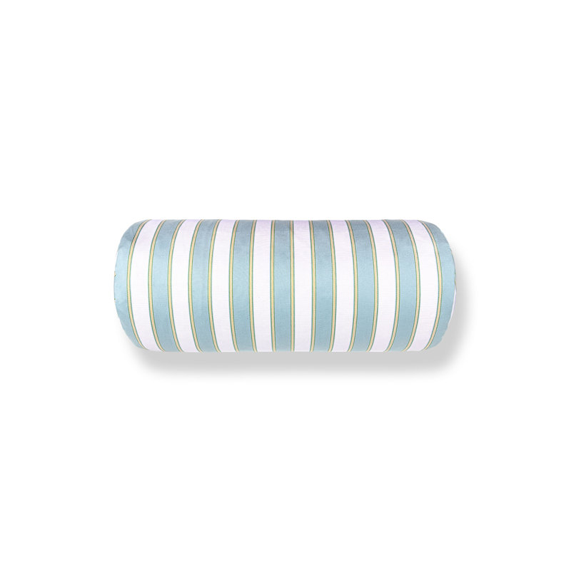 PIANO STRIPE PILLOW, Robin's Egg Piano Stripe