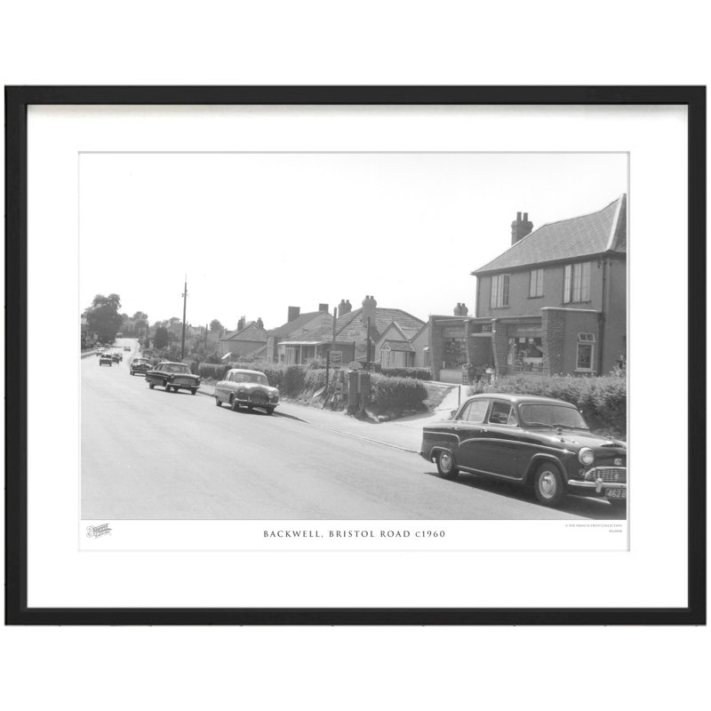 Backwell, Bristol Road C1960 - Single Picture Frame Print, 45cm H X 60cm W x 2cm D