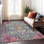 Tapis bleu sarcelle lavable à la machine intérieur / extérieur Xhevrie-74569743