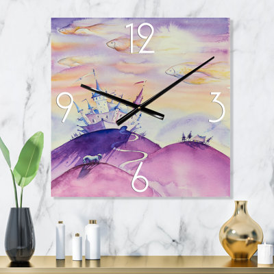 Horloge murale pour enfants Fairy Tale