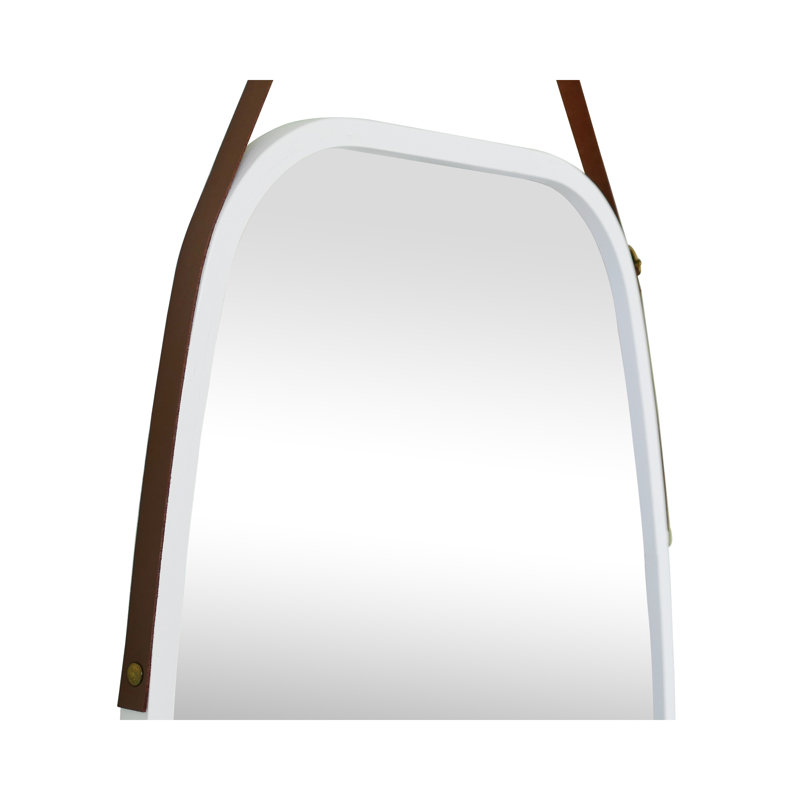 Miroir mural Jeffrey, Blanc