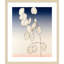 «Silver Plant II» par Michael Willett, reproduction d'art encadrée sur bois-109724743