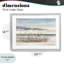 Windy Beaches, impression de paysage encadrée sous verre, design par Julie DeRice-2066702670-2066702668