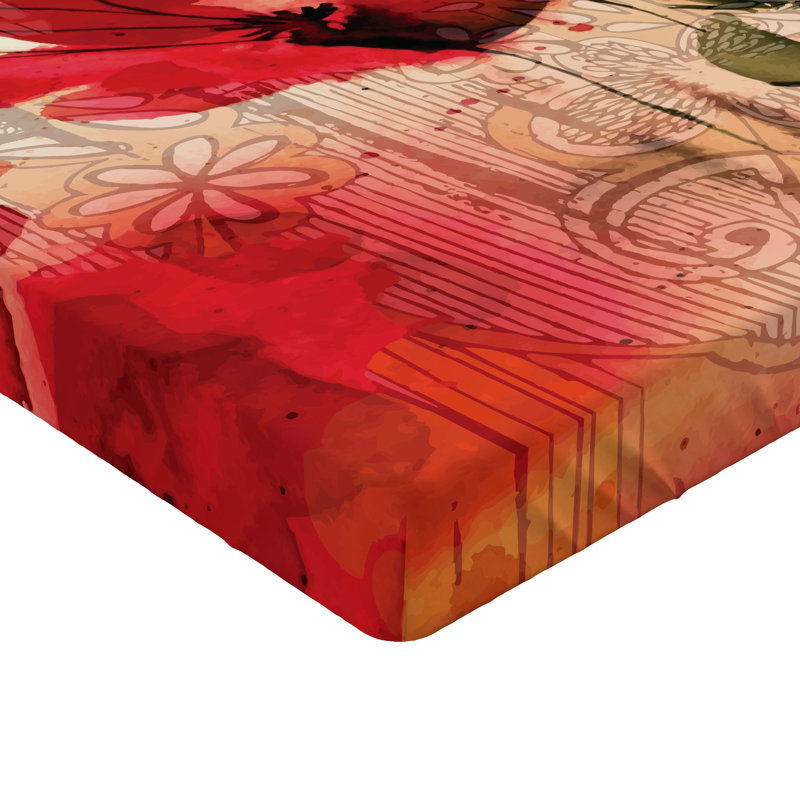 Multicolore Ambesonne, Drap-housse de taille très grand californien