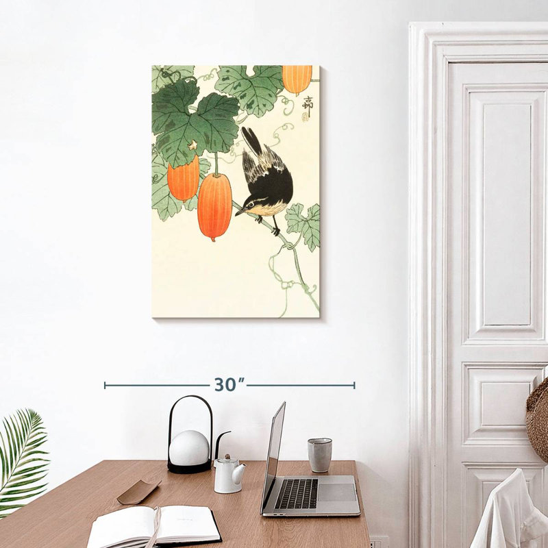 Brampt Bird And Khaki, 30" H x 20" W