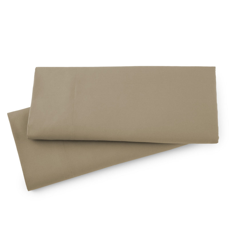 Deux taies d'oreiller en microfibre Eldon par Southshore Fine Linens, Taies d'oreiller pour grand lit, Taupe