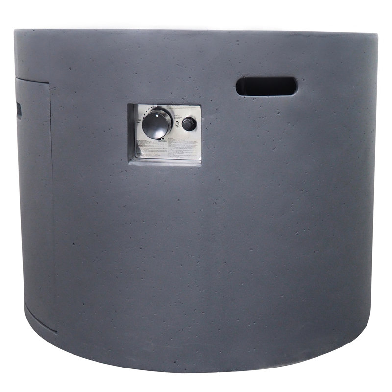 31" Round Fire Pit, 40,000 , Dark Grey, No Assembly Needed Truly 30.85 Inches Wide Grey Finish, Easy Setup
