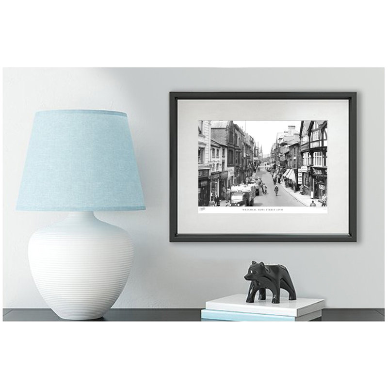 Wrexham, Hope Street C1955 by Francis Frith - Single Picture Frame Print, 60cm H x 80cm W x 2.3cm D