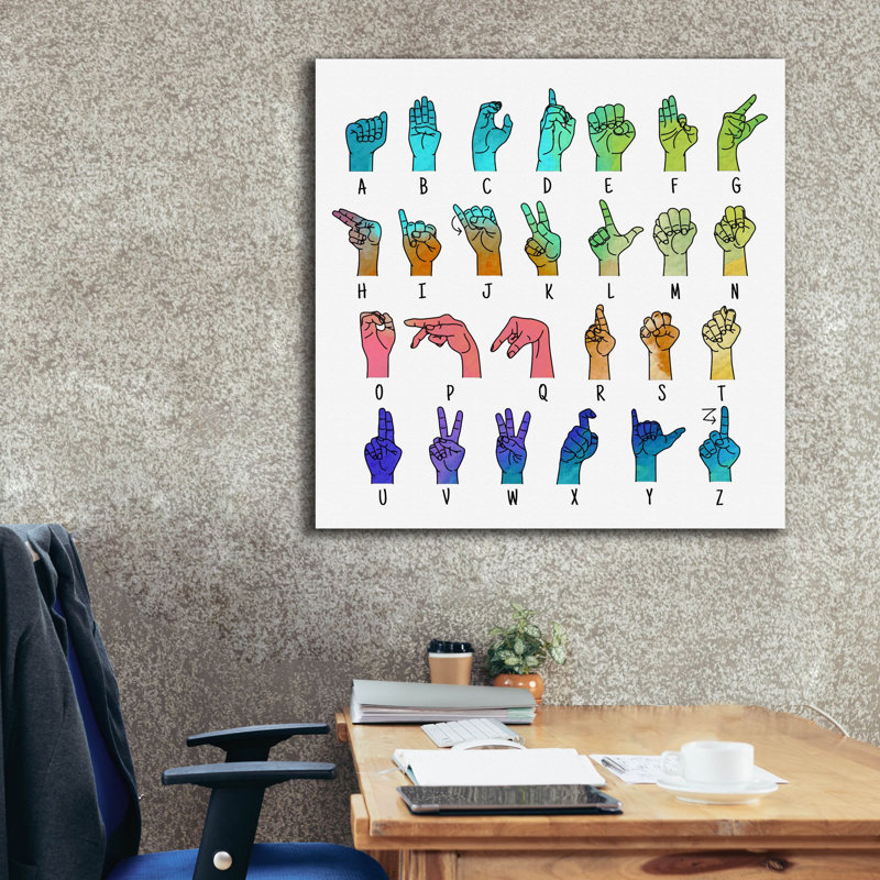  «Kids Rock C» par Jean Plout, art mural sur toile, 37 po x 37 po