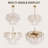 8-Light 23.2"Cloud Textured Glass Luxury Chandelier