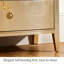 Commode décorative en bois de hêtre de style français