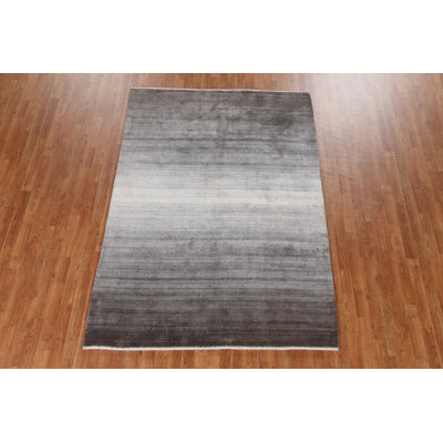 Contemporary Gabbeh Oriental Area Rug 5x8
