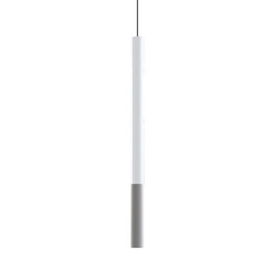 Novo Tall - Frosted Diffuser - Acrylic Single Pendant